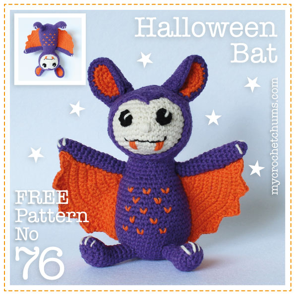 Picture for crochet halloween bat - click on picture to go to pattern