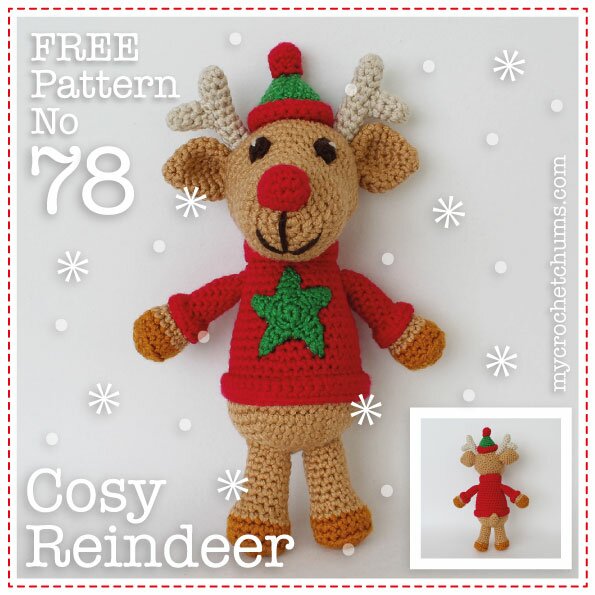 Picture of amigurumi reindeer