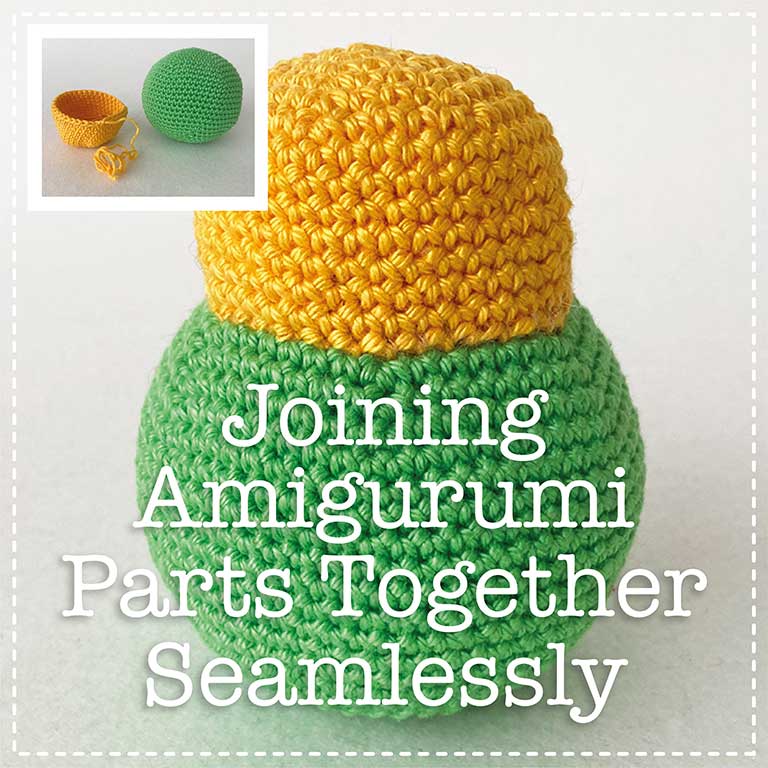 Picture for seamless joining of amigurumi tutorial
