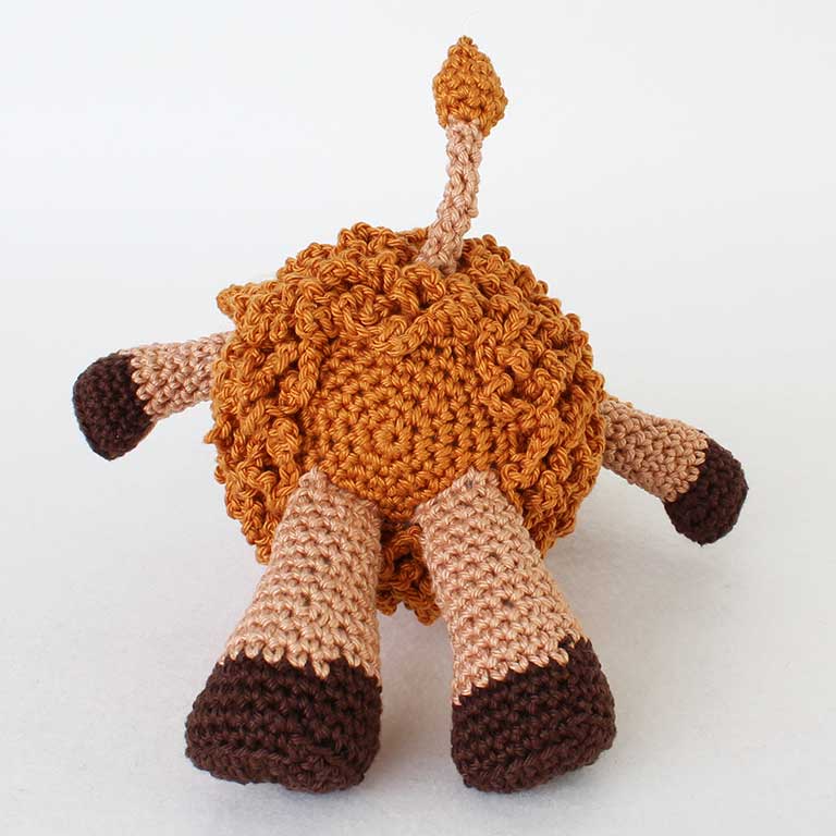Picture of crochet Highland Cow Base