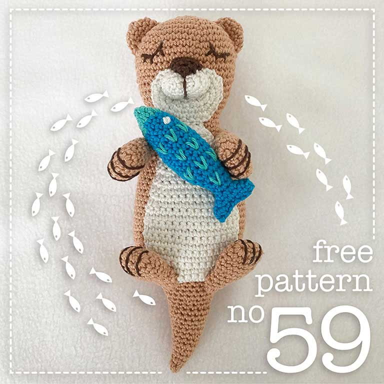 Picture of free crochet otter pattern