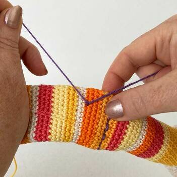 Picture Fig 18 - knot tight to work