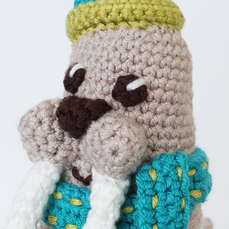 Picture of crochet walrus muzzle