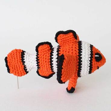 Picture of Crochet Clownfish right side