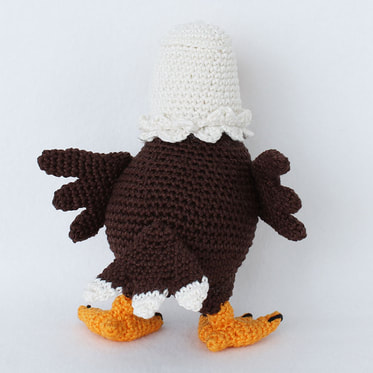 Picture of Crochet Bald Eagle from back