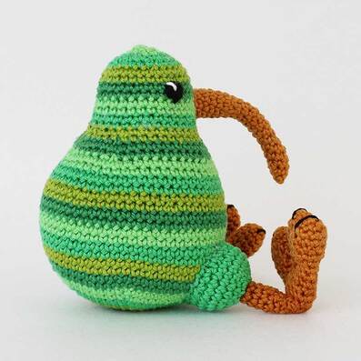 Picture of Crochet Kiwi - right side