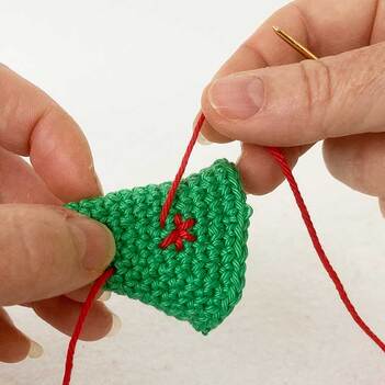 Picture of Fig 13 embroidering twinkles