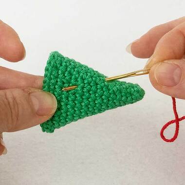 Picture of Fig 1 embroidering twinkles