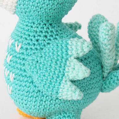 Picture of crochet Dodo wing