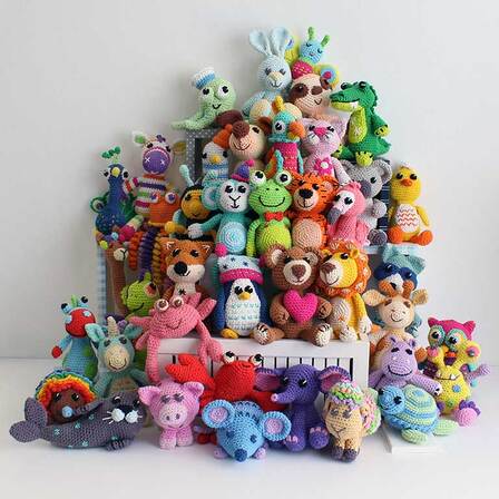Picture of free amigurumi crochet characters