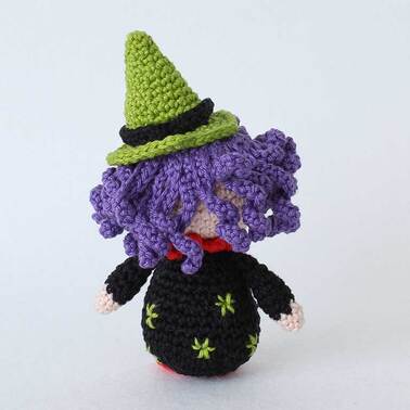 Picture of Crochet Witch back view