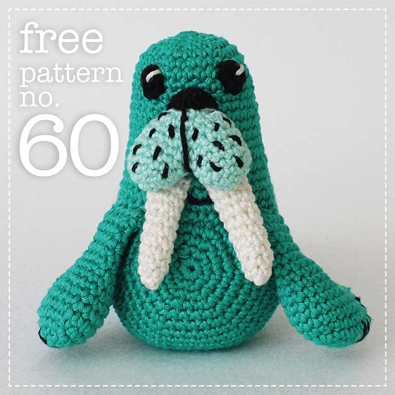 Picture of free crochet walrus pattern